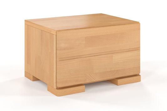 SANDEMO Beech Bedside Cabinet