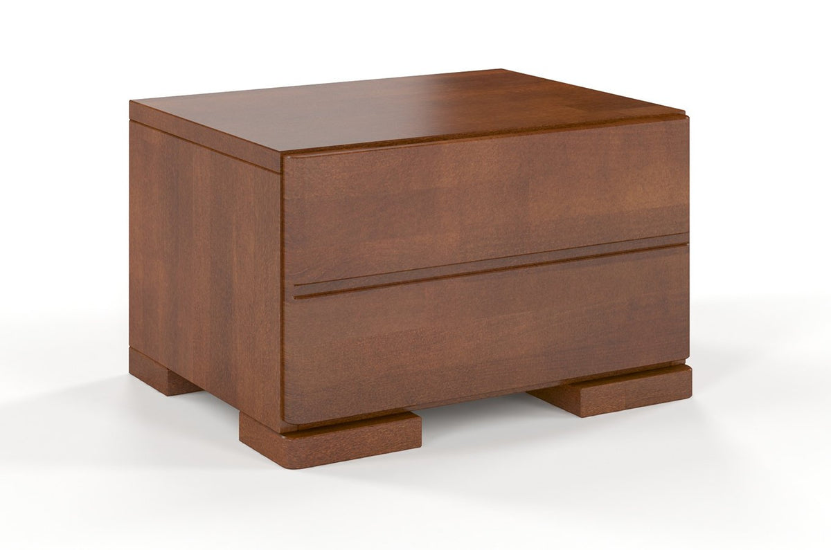 SANDEMO Beech Bedside Cabinet