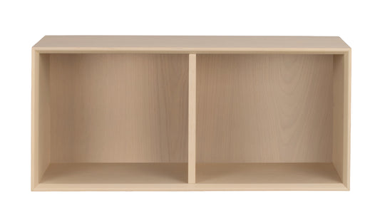 Scottsdale Wall Shelf 2-Cube – Whitewash Oak