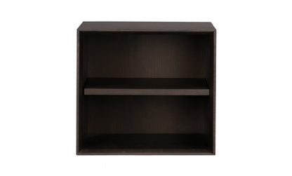 Scottsdale Wall Shelf Single Cube – Brown Oak