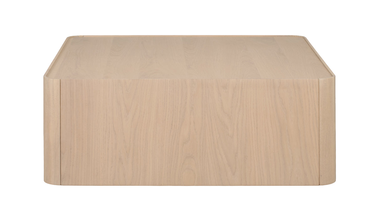 Seabrook Coffee Table 90 x 90 cm – Whitewashed Oak
