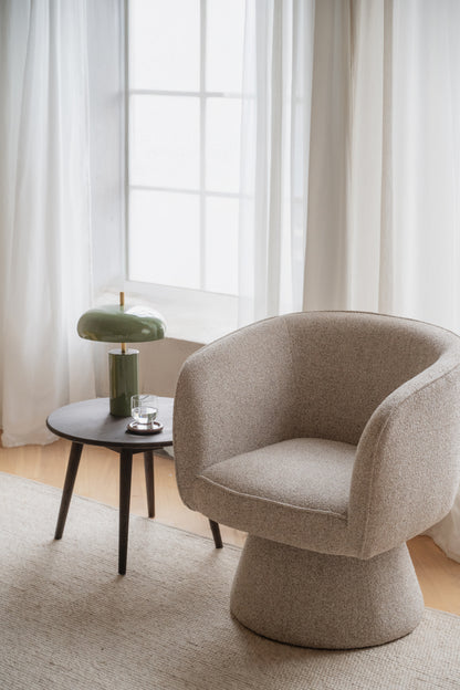 Shoreham Swivel Armchair – Light Beige – room setting