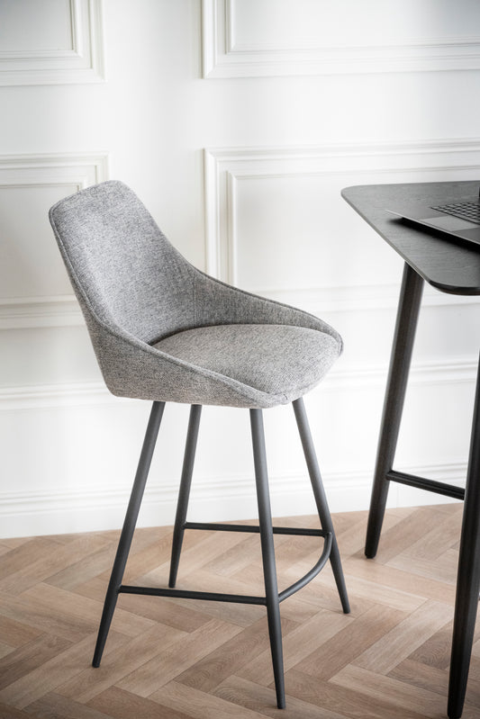 Sierra Bar Chair in Dark Grey (2-Pack) – room setting