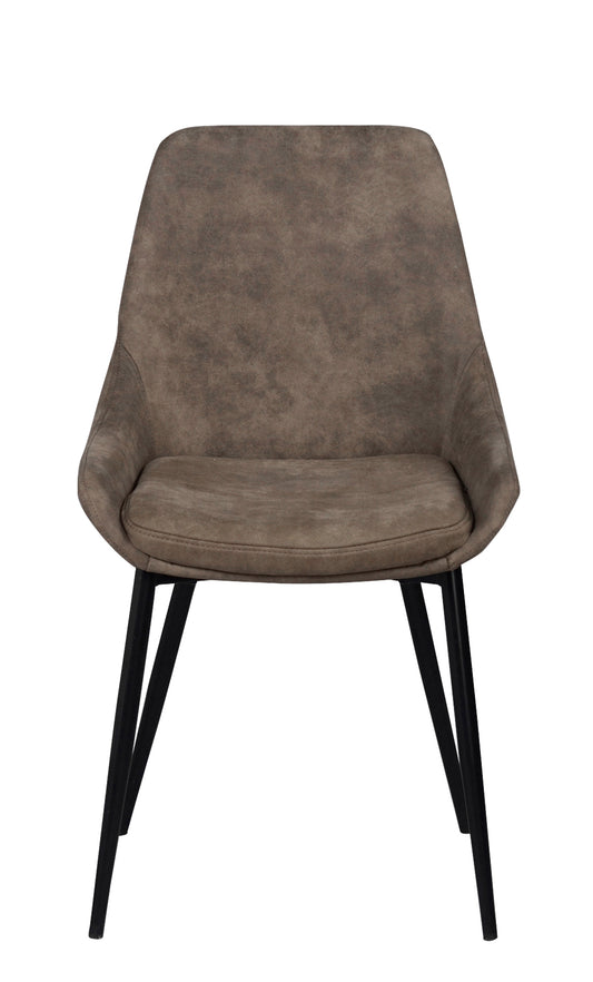 SIERRA Set of 2 Chairs – Beige/black