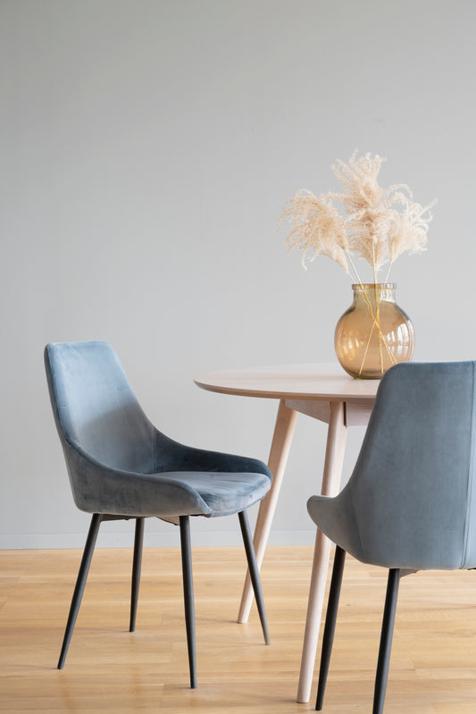 SIERRA Velvet Set of 2 Chairs – room setting