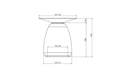 BAOBAB 34 Beech Side Table