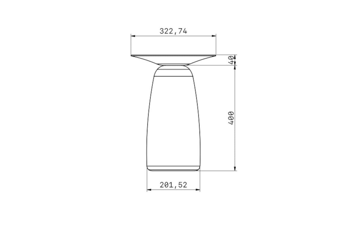 BAOBAB 44 Beech Side Table