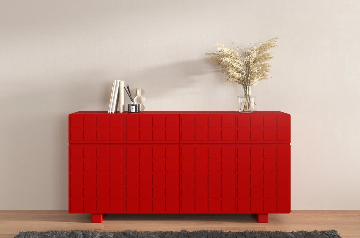 CUBO LONG Chest of Drawers 169CM with 3D Fronts