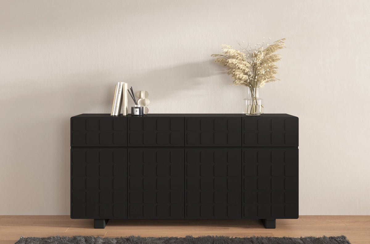 CUBO LONG Chest of Drawers 169CM with 3D Fronts