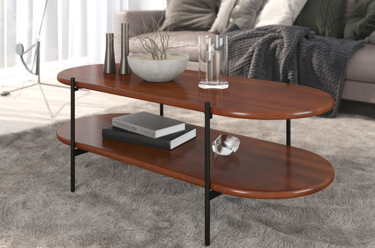 DOTA Beech Coffee Table 120CM Walnut