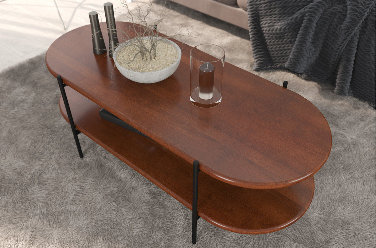 DOTA Beech Coffee Table 120CM Walnut