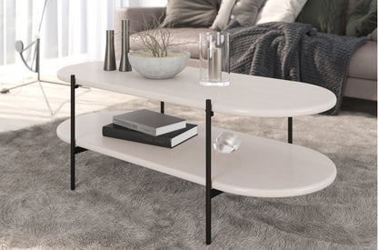 DOTA Beech Coffee Table 120CM White