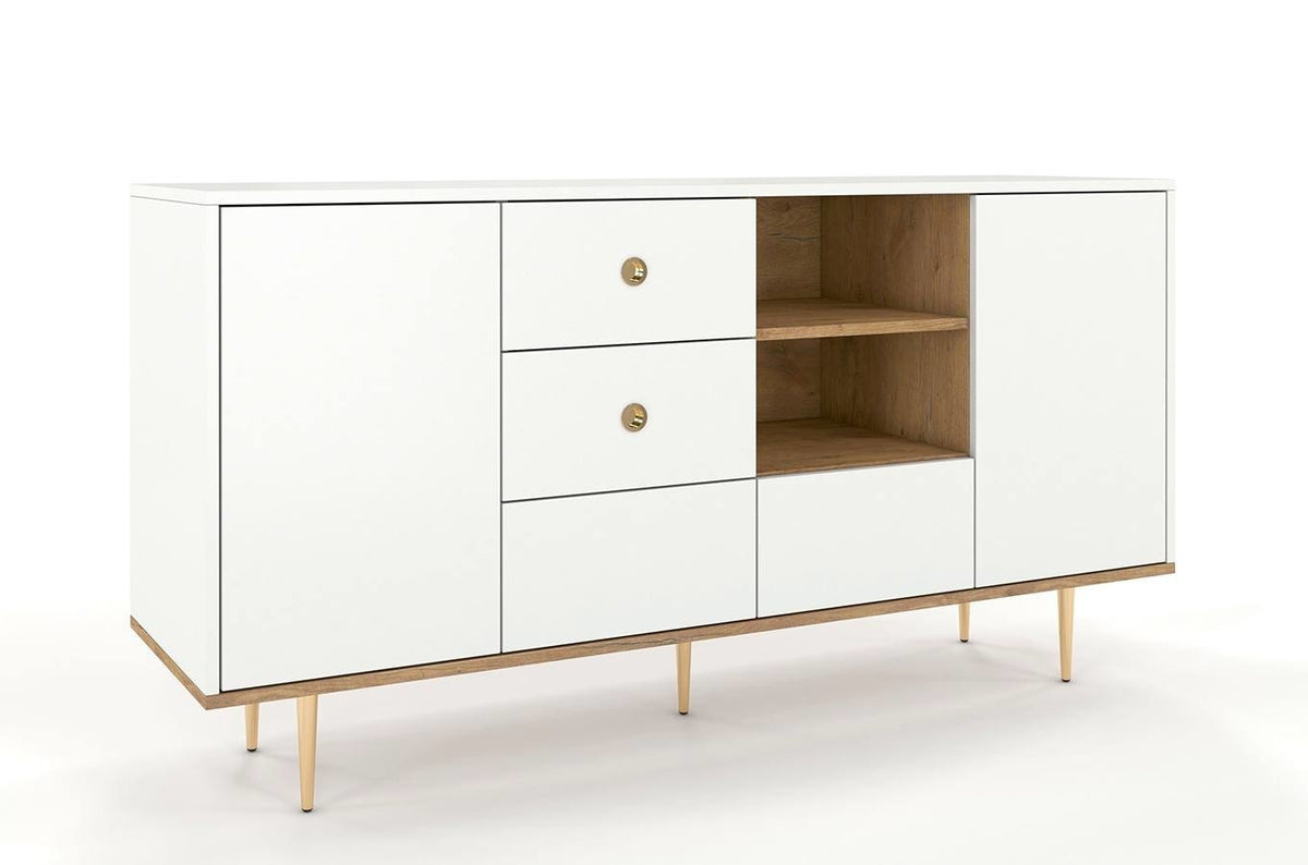 HARMONI White Chest of Drawers 160CM