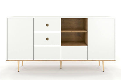 HARMONI White Chest of Drawers 160CM