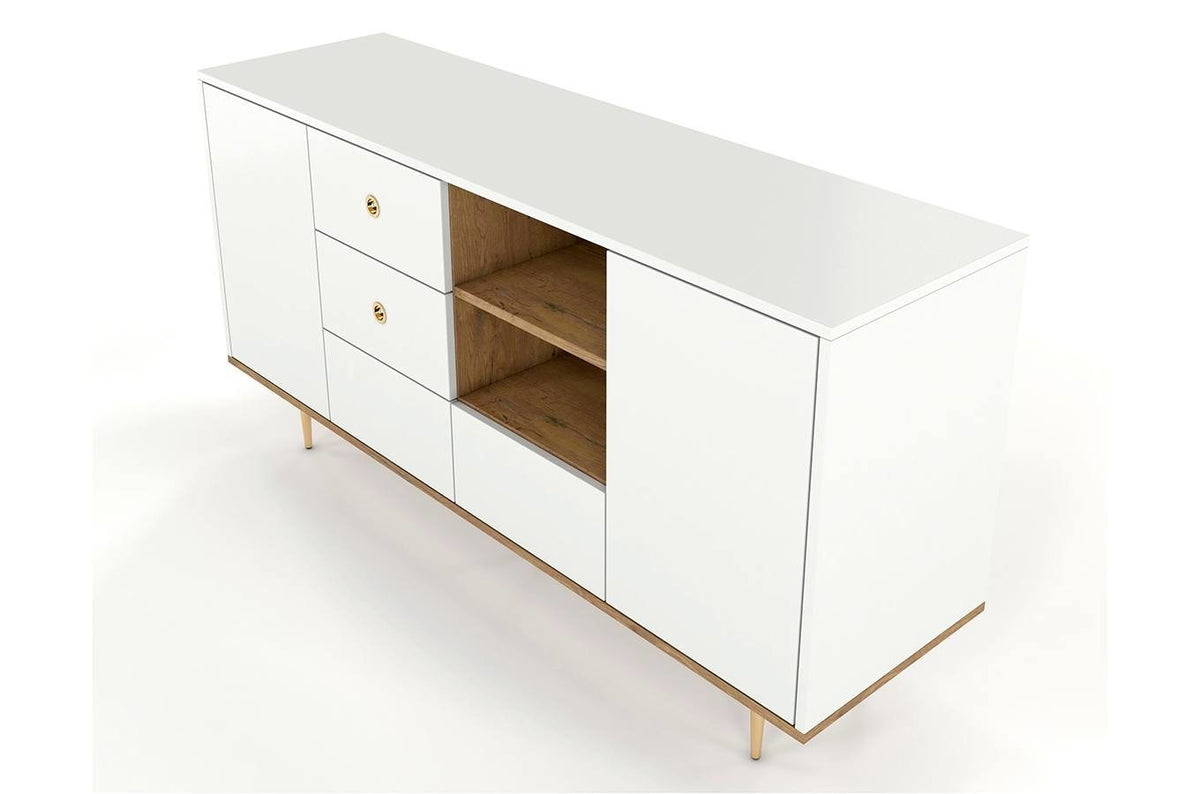 HARMONI White Chest of Drawers 160CM