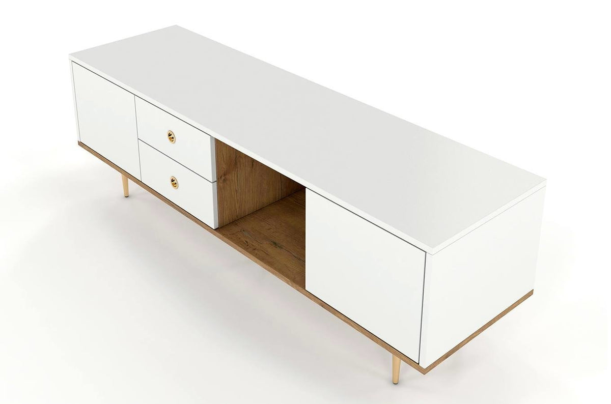 HARMONI White TV Cabinet 160CM