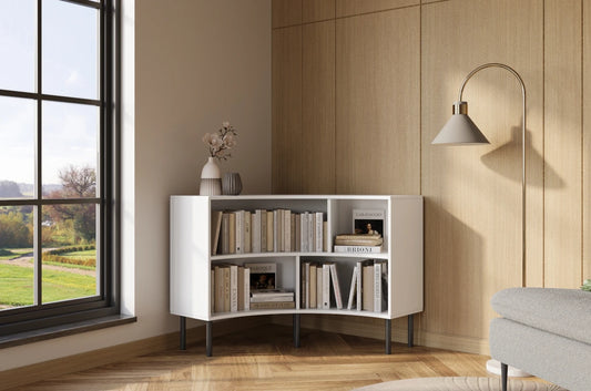HORN Low Corner Bookcase 100CM