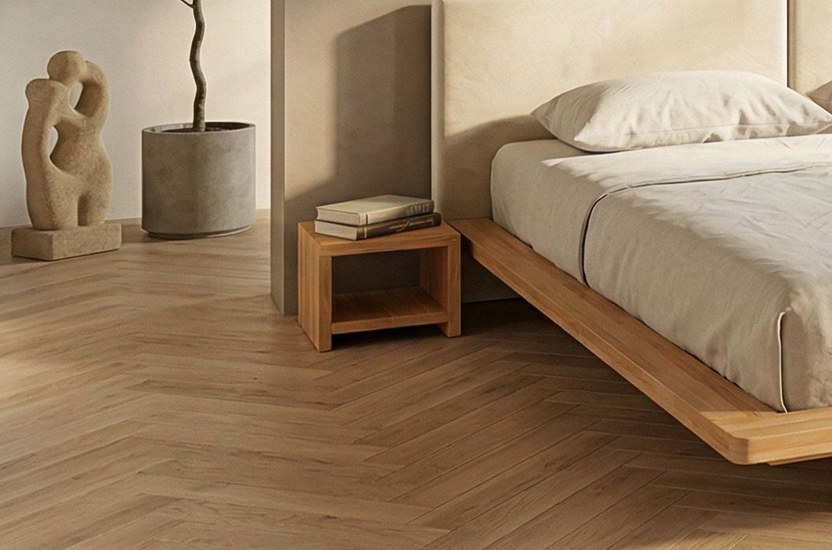 HVAR Beech Bedside Table
