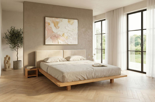 HVAR Beech Bedside Table