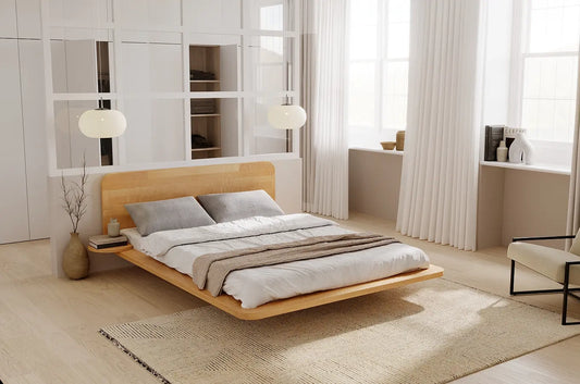 JAPANDIC Beech Bed Natural