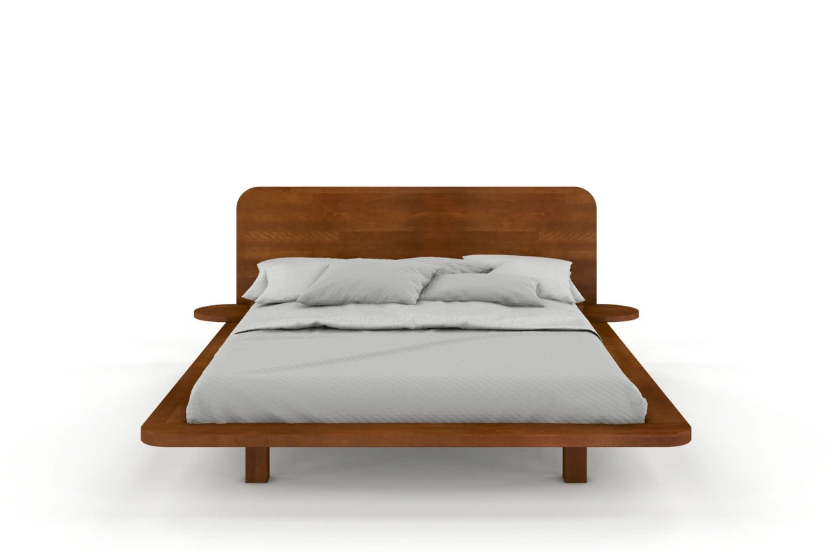 JAPANDIC Beech Bed Walnut