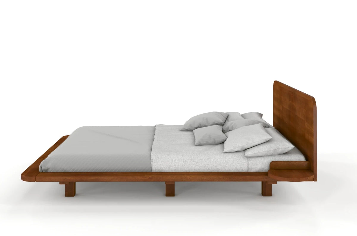 JAPANDIC Beech Bed Walnut