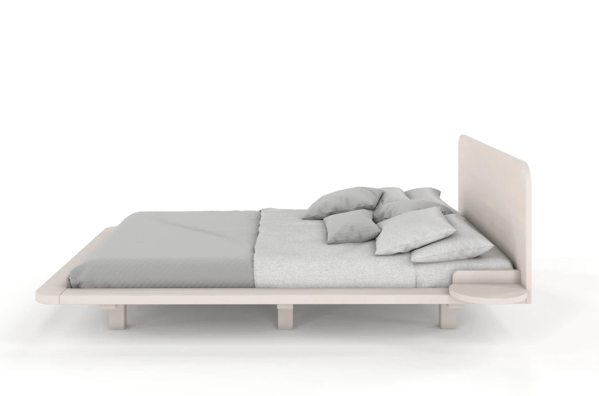 JAPANDIC Beech Bed White