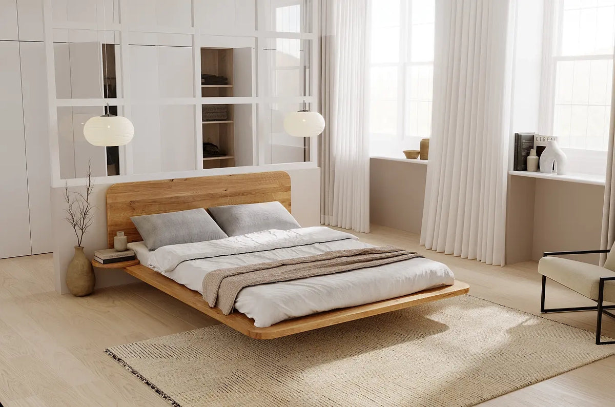 JAPANDIC Oak Bed Natural Oiled