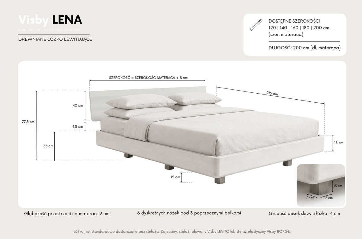 LENA Beech Floating Bed