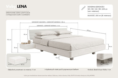 LENA Beech Floating Bed