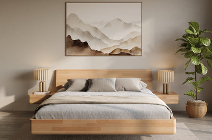 LENA Beech Floating Bed