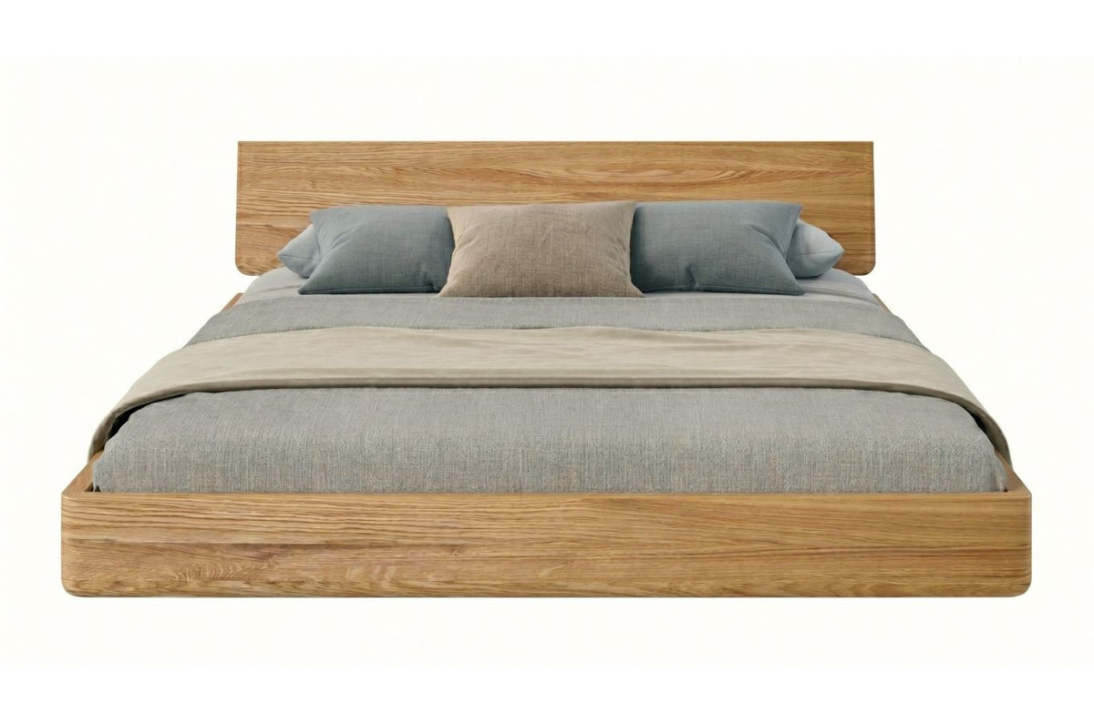 LENA Oak Floating Bed