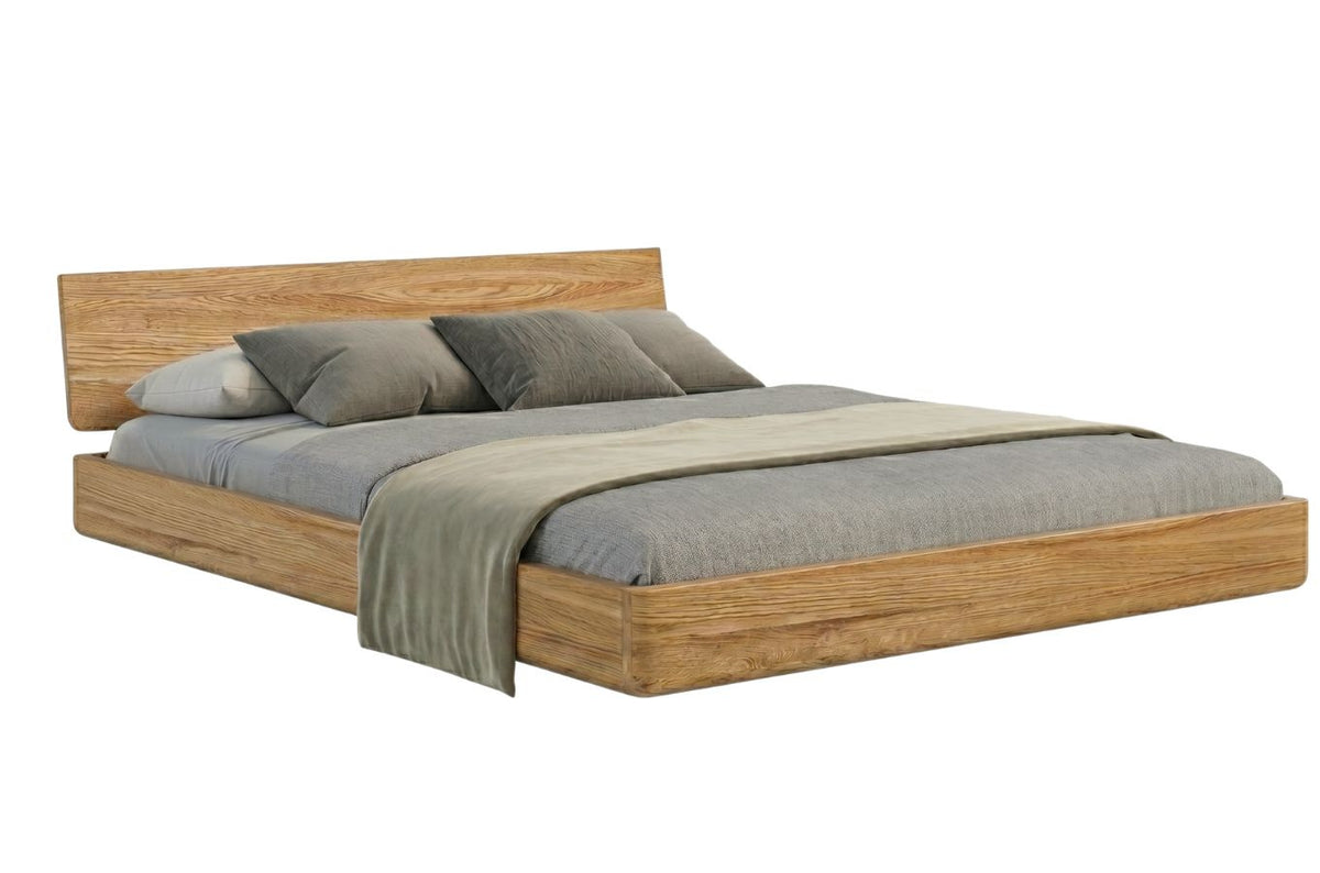 LENA Oak Floating Bed