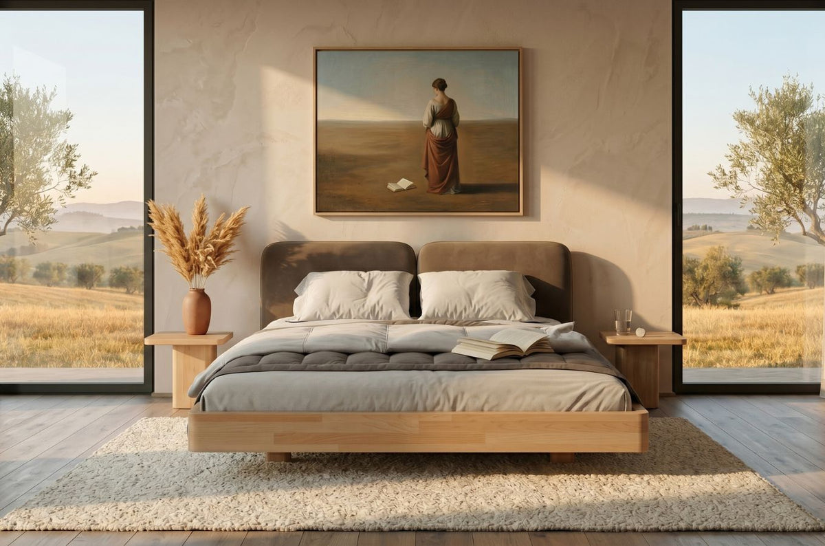 MAUI Beech Bedside Table