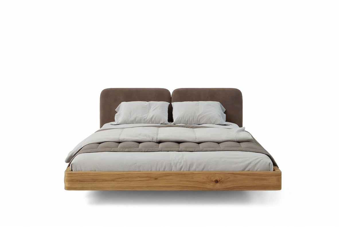 MAUI Oak Floating Bed