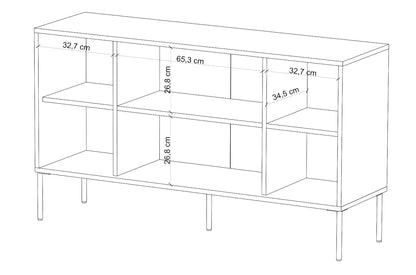 MERLIN White Chest 138CM with Silver Accessories