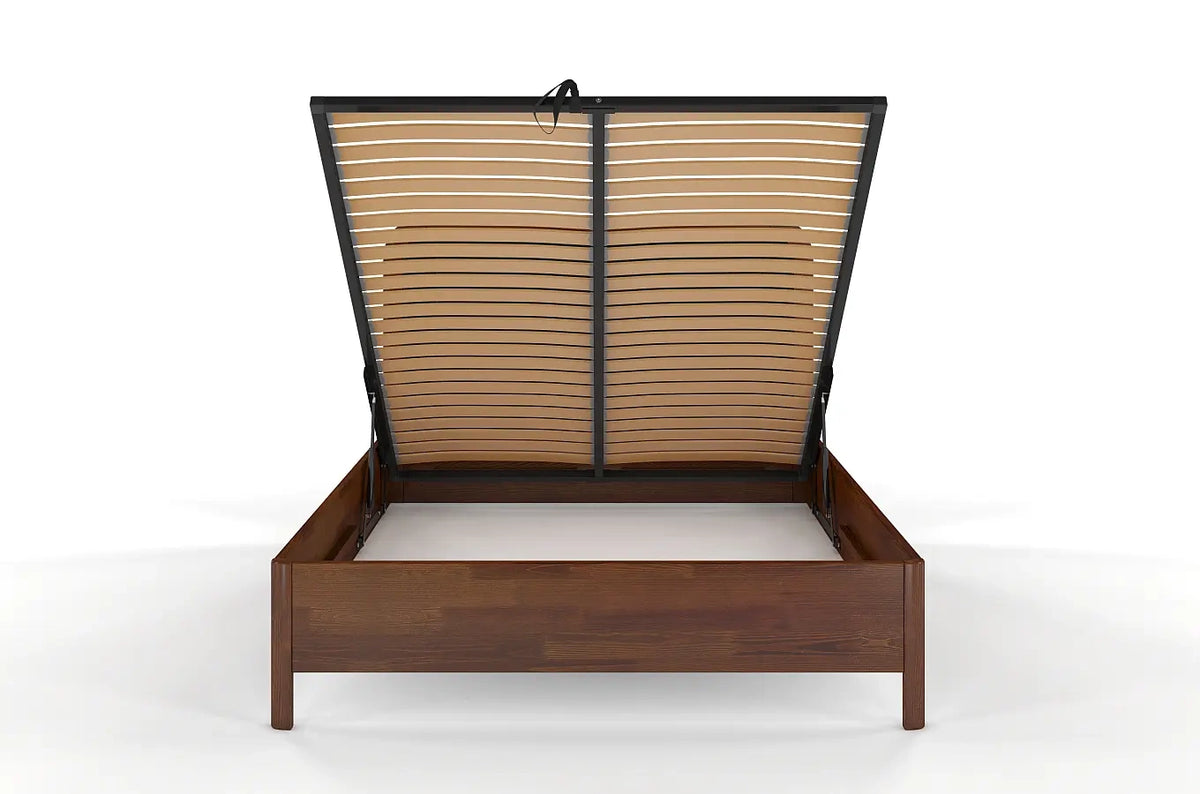 MODENA BC Pine Bed with Lift-Up Storage