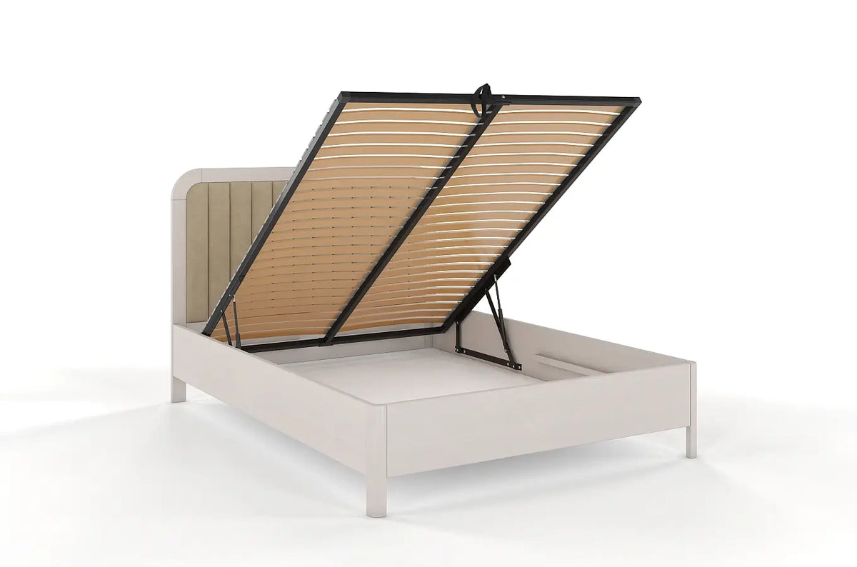 MODENA BC Pine Bed with Lift-Up Storage