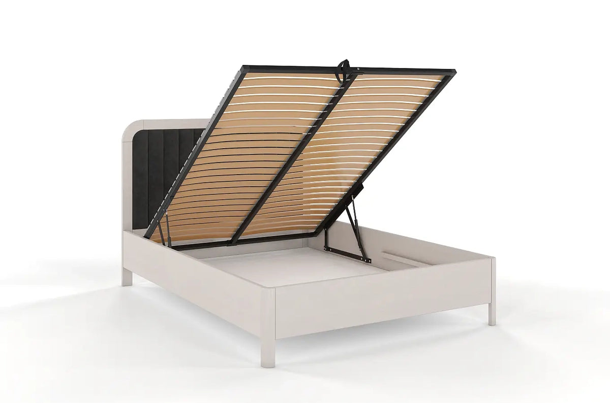 MODENA BC Pine Bed with Lift-Up Storage