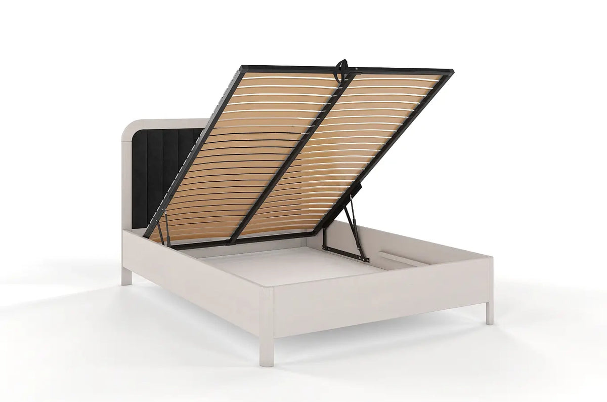 MODENA BC Pine Bed with Lift-Up Storage