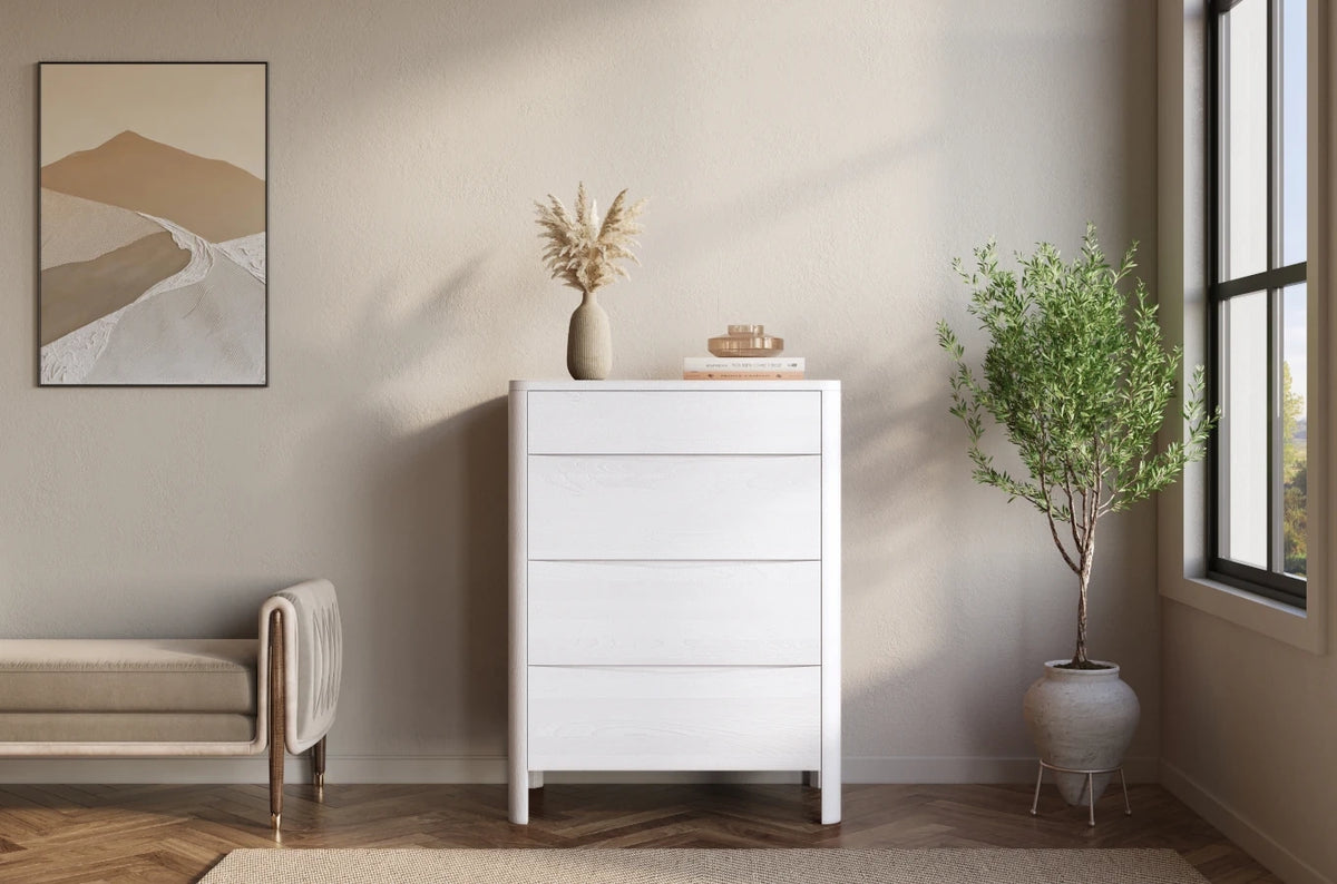 MODENA Beech Chest of Drawers 80CM