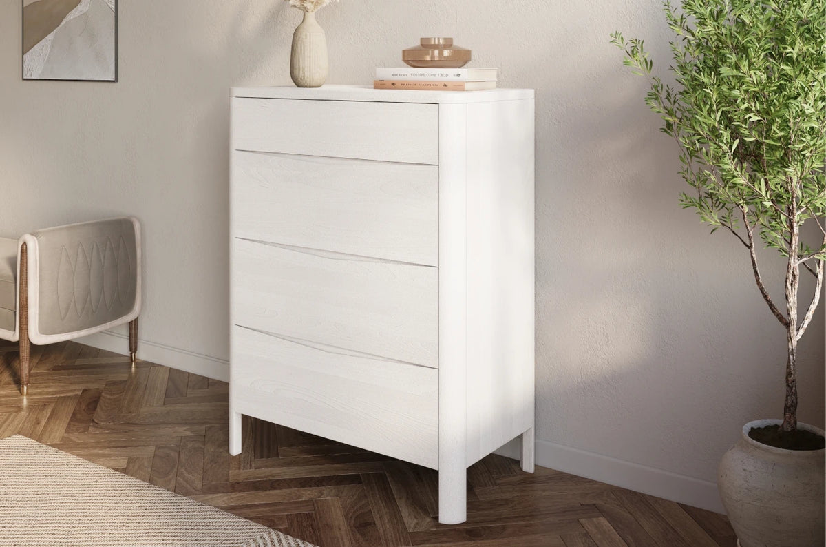 MODENA Beech Chest of Drawers 80CM
