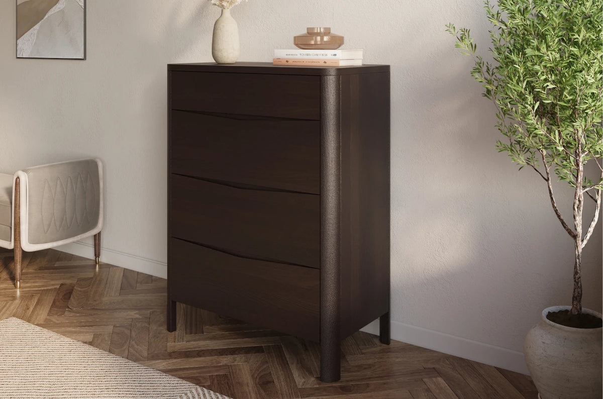 MODENA Beech Chest of Drawers 80CM