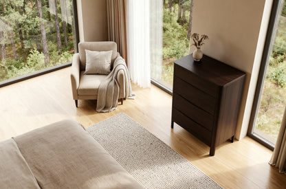 MODENA Beech Chest of Drawers 80CM