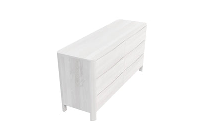 MODENA LOW Beech Chest of Drawers 150CM