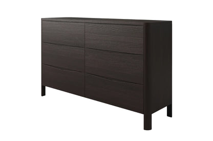 MODENA LOW Beech Chest of Drawers 150CM