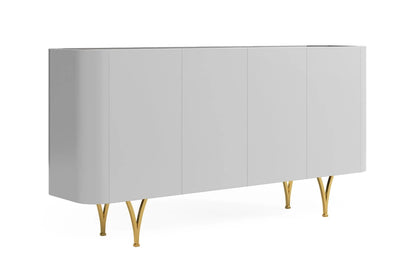 MONZA Grey Chest 160CM with Gold Legs