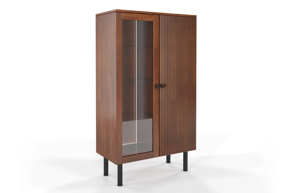 NORVIK High Beech Display Cabinet 80CM