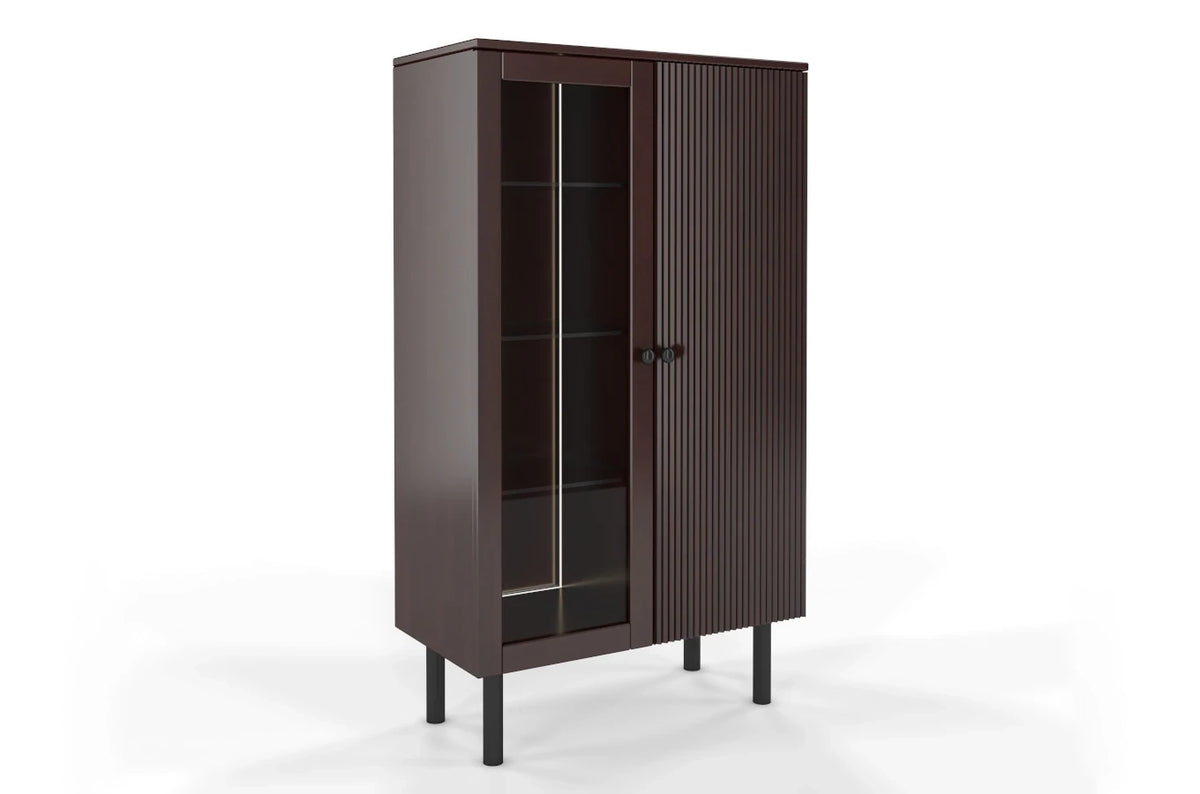 NORVIK High Beech Display Cabinet 80CM