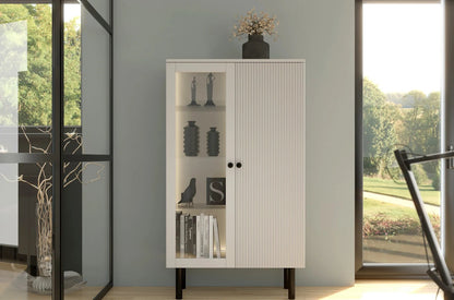 NORVIK High Painted Display Cabinet 80CM